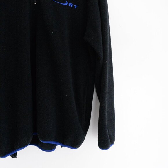 VTG '97 Warner Brothers Studio Store Navy Blue Wb Sport Half Sip Fleece Sweater - Picture 6 of 13